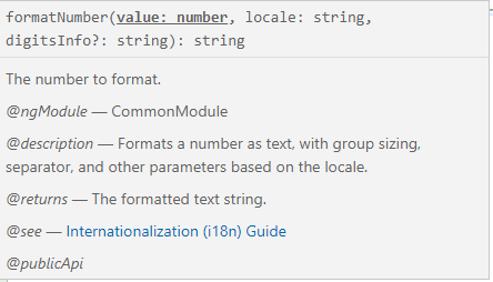 format number in angular