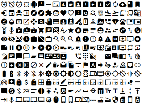 ik ben ziek Computerspelletjes spelen evenwicht Mat-Icon List : 900+ Angular Material Icons