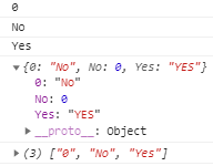 mixed enum object entries