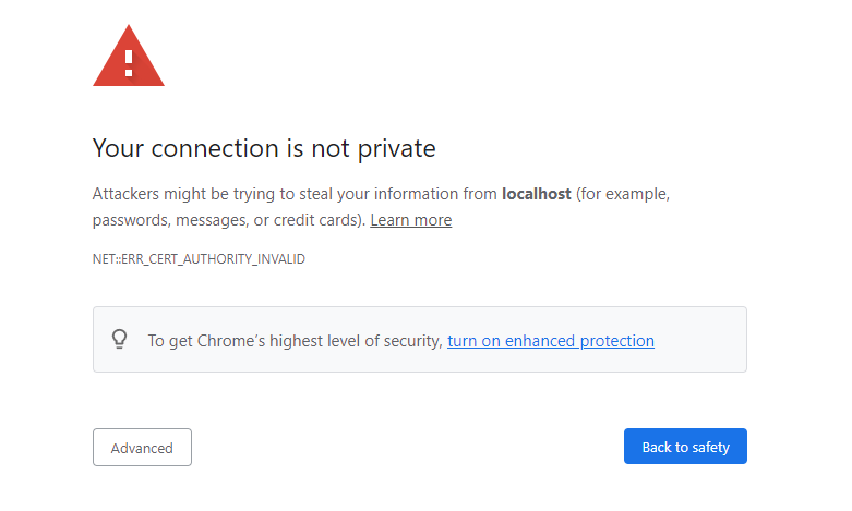 SSL Error Angular