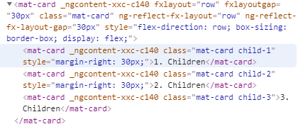 fxLayoutGap row CSS