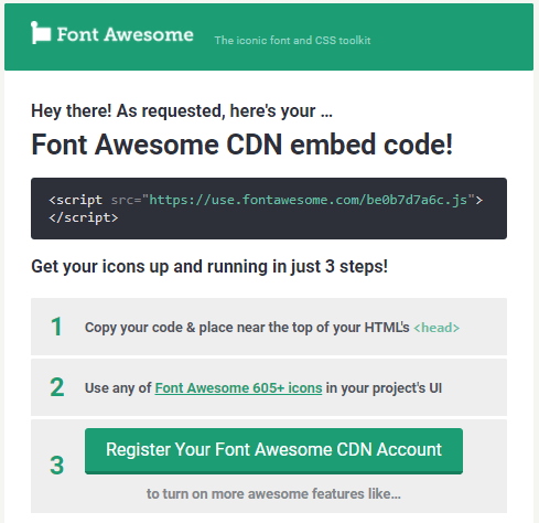 Tải Font Awesome CDN (Downloading Font Awesome CDN)
Cập nhật năm 2024, tải Font Awesome CDN trở nên nhanh chóng và tiện lợi hơn bao giờ hết. Với đầy đủ các biểu tượng mới nhất, bạn có thể sáng tạo website một cách dễ dàng và chuyên nghiệp hơn. Hãy nhanh tay tải về để trải nghiệm những tính năng tuyệt vời của Font Awesome CDN.