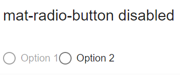 mat-radio-button, Angular material radio button Usage, Example