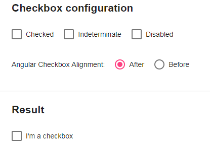 Angular material-checkbox Bind data